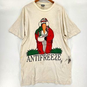Vintage Men's 1996 Antifreeze Penguin T-shirt Doze Clothes Penguin One Size Tall
